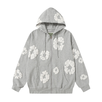 Denim Trs Zip Hoodie