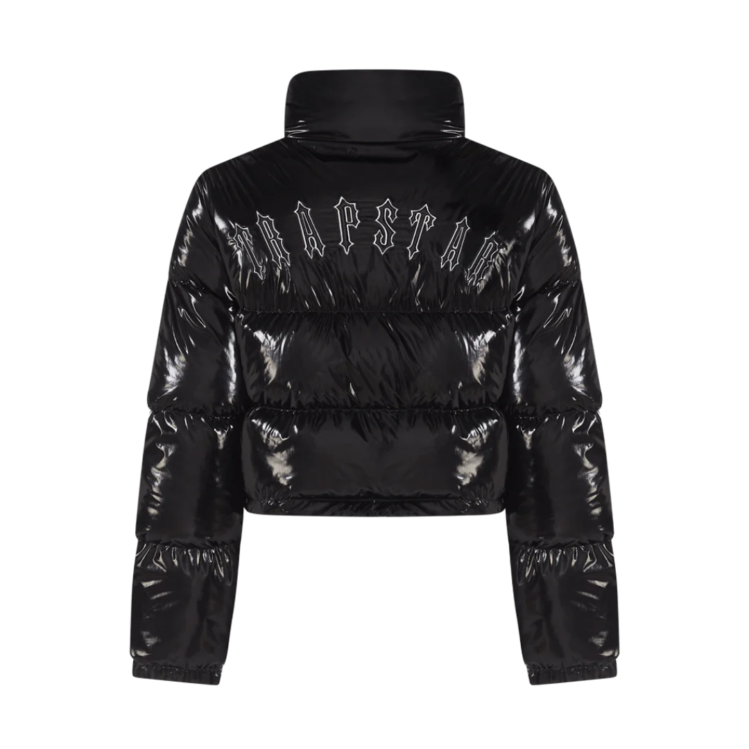 Women Decoded Hooded Shiny Black Jacket · Trapstar · Nova Neta