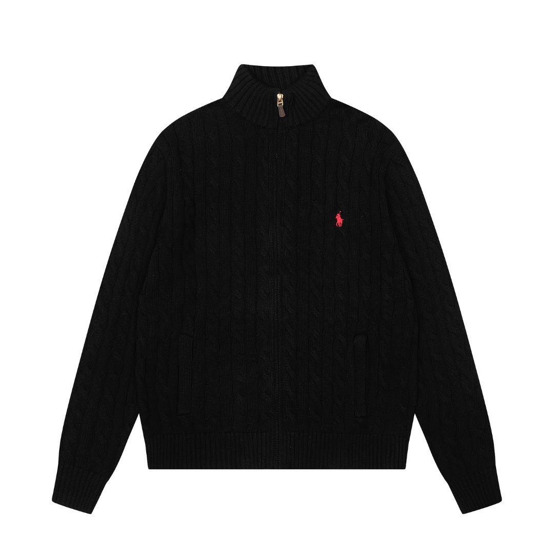 Camiseta Polo Ralph Lauren Negro Corto Negro Logo Rojo