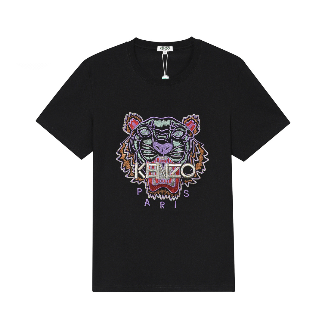 Tiger Paris T-shirt Liso Negro Tigre