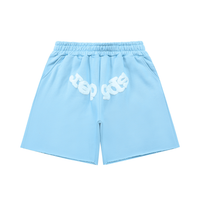 Pantalon Sp5der Azul Azul Blanco Logo