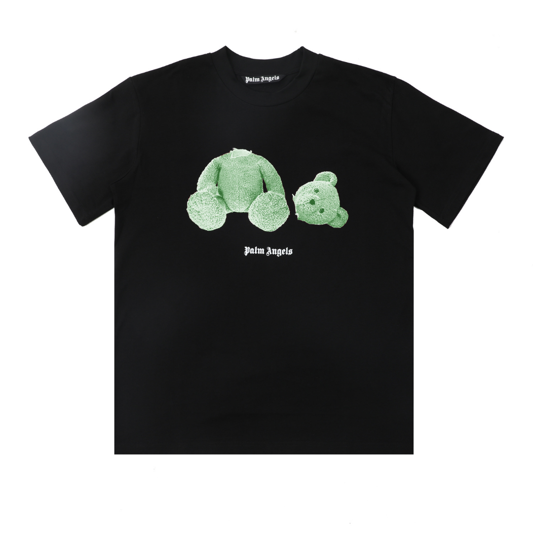 Palm Angels Palm Bear T-shirt - Negro Monograma Negro Verde