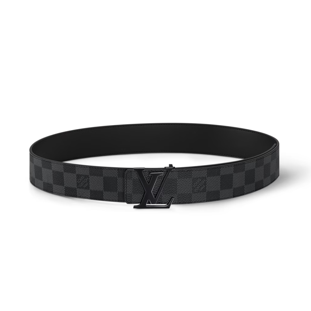 Monogram Belt Blanco Checkered
