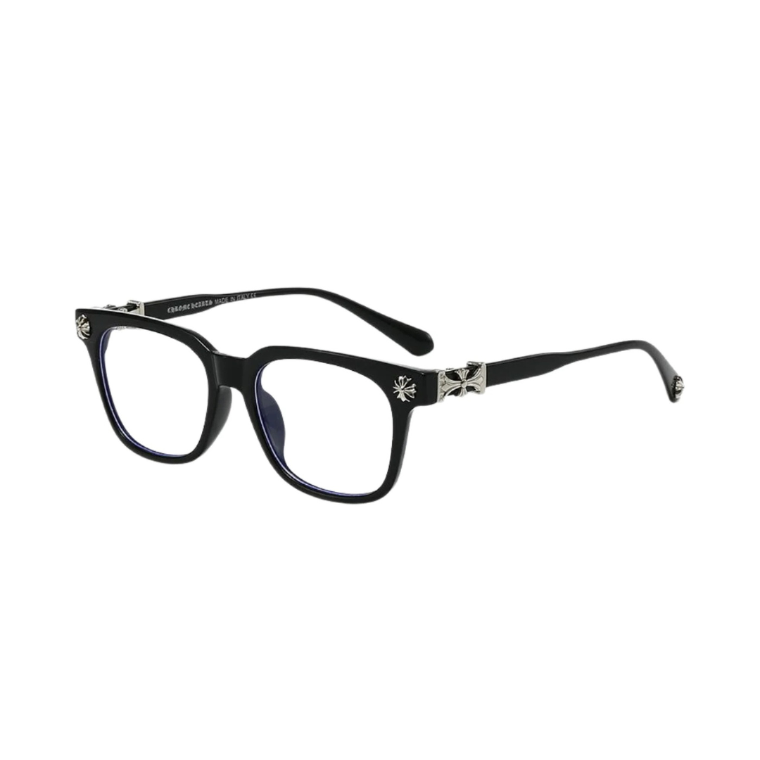 Chrome Glasses Negro Espejos