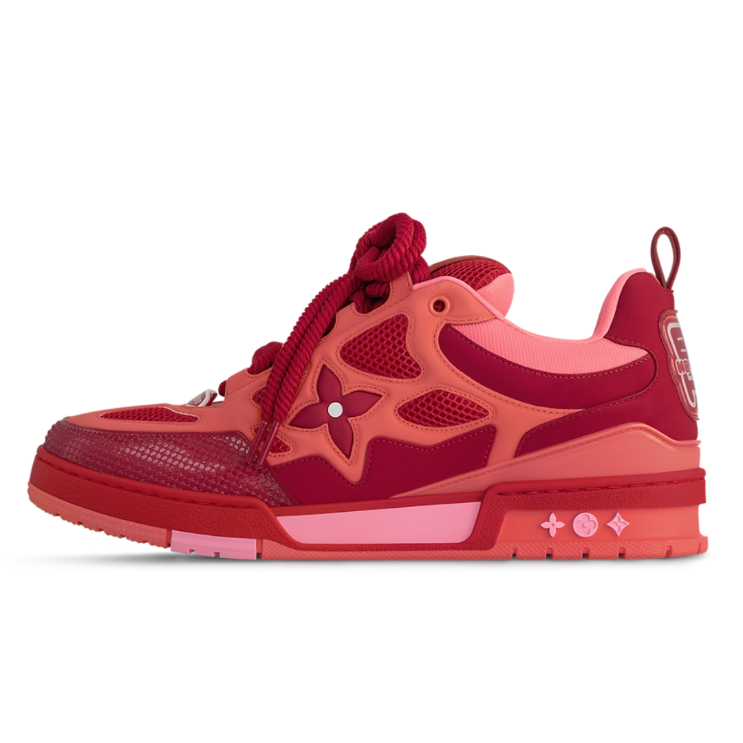 Skater Monogram Trainer Rosado Puntos Blancos