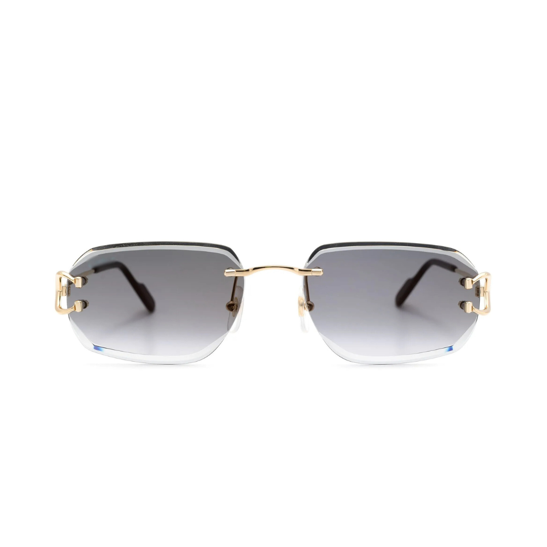 Monochromatic Sunglasses Negro Plata Oro