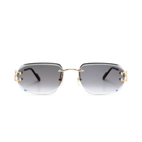 Monochromatic Sunglasses Negro Plata Oro