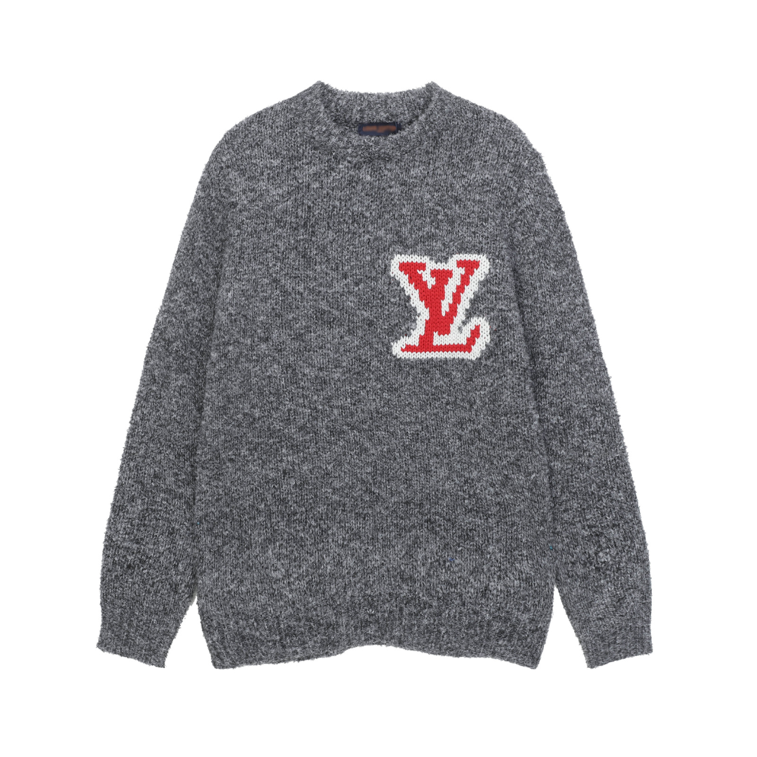 Monogram Sweater Monograma Rojo Blanco 2