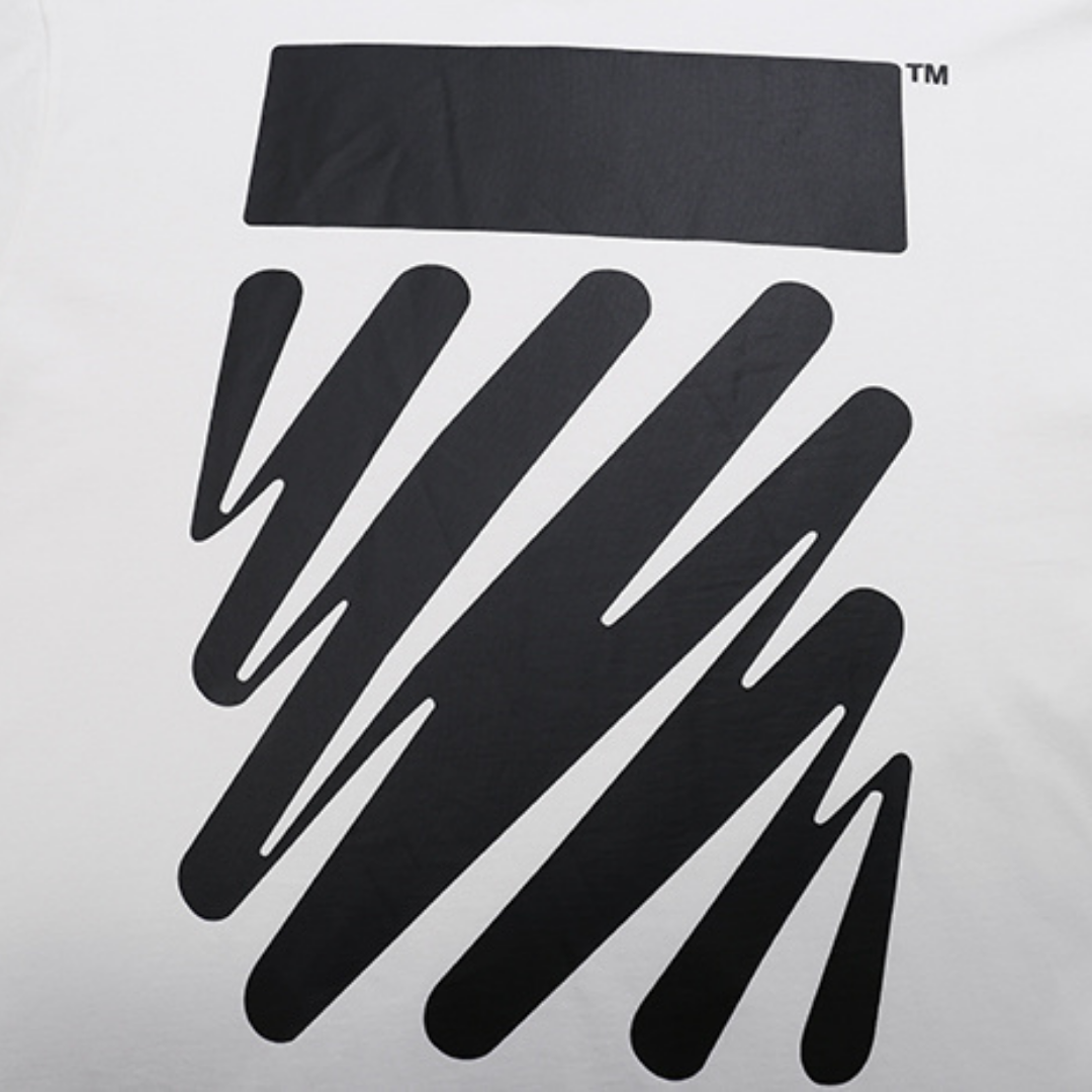 Off-White Off-W Monogram T-shirt - Blanco Off Blanco Negro