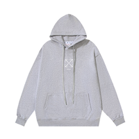 Off-White Off-W Monogram Hoodie Gris