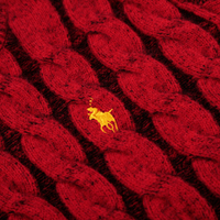 Camiseta Polo Ralph Lauren Rojo Cable Rojo