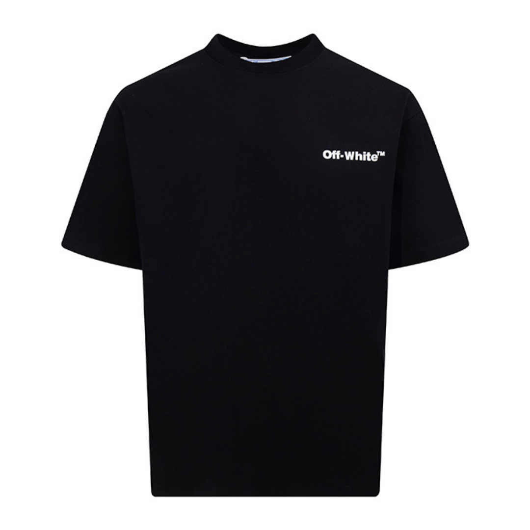 Off-White Off-W Monogram T-shirt - Blanco Off Blanco Negro