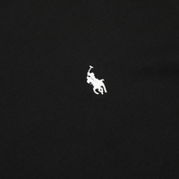 Camiseta Polo Ralph Lauren Negro/Blanco Negro Logo Blanco
