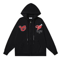 Off-White Off-W Monogram Zip Hoodie Rosa Camo