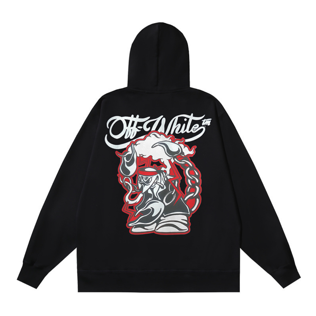 Off-W Monogram Zip Hoodie · Off-White · Nova Neta