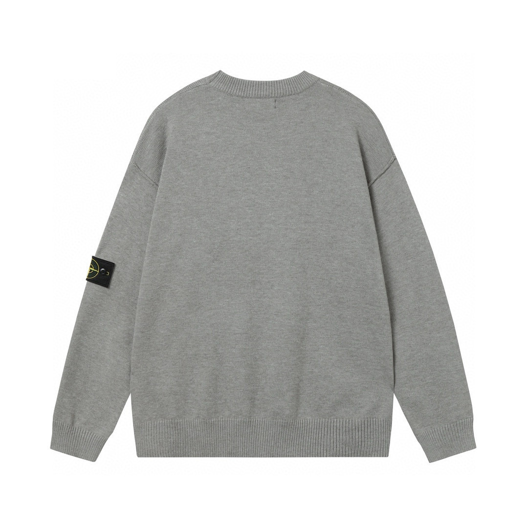 Buzo Stone Island Gris Gris