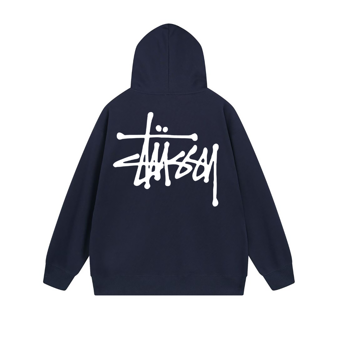 Buzo Stussy Azul Marino/Azul Negro Blanco