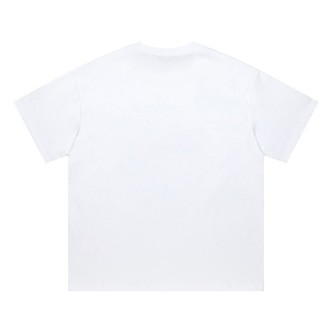 Camiseta Palm Angels Negro Palm Angels Blanco