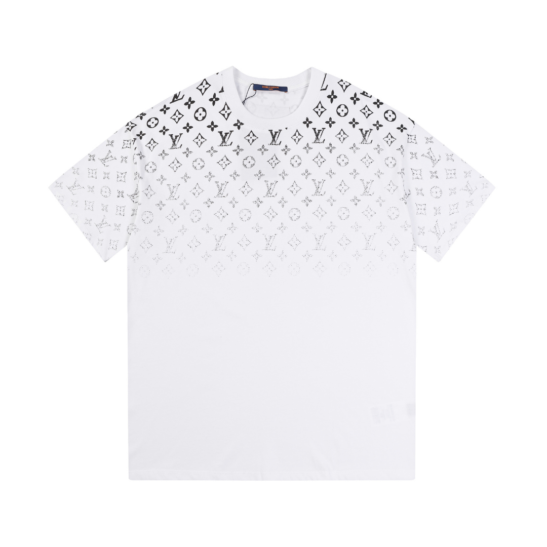 Monogram T-shirt Monograma Negro Blanco 2
