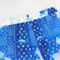 Monogram Short Set Azul