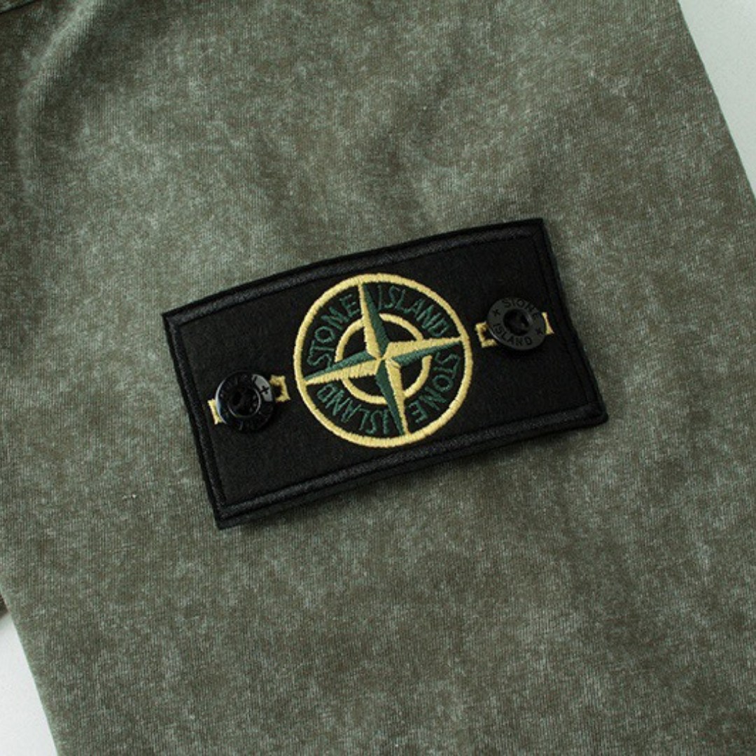 Buzo Stone Island Verde Liso Verde