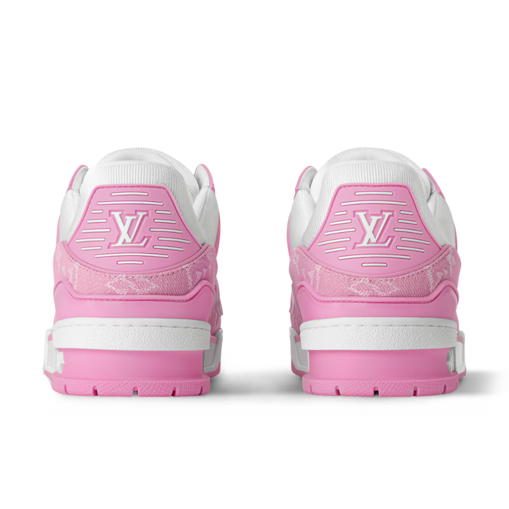 Monogram Pink White Trainer