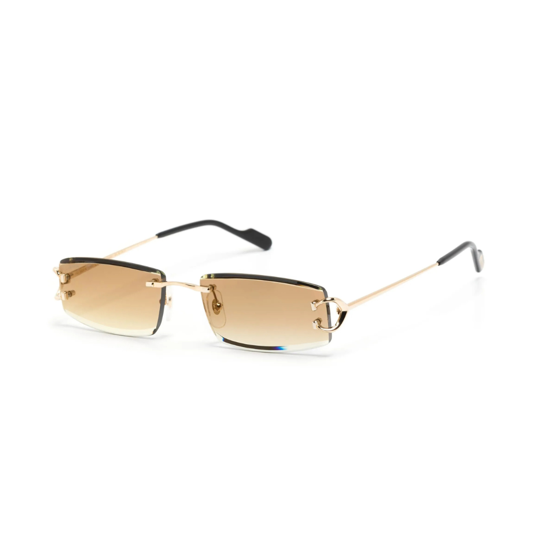 Monochromatic Sunglasses Liso Dorado Oro