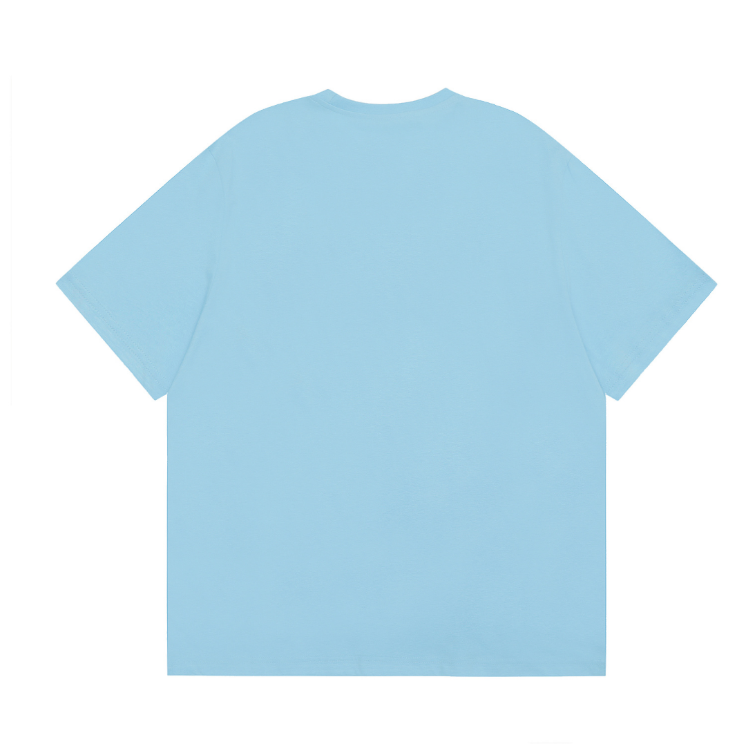 Camiseta Polo Ralph Lauren Azul Cielo Logo Negro