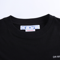 Off-White Off-W Monogram T-shirt - Negro Camo Azul