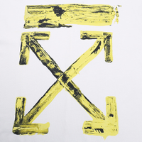 Off-White Off-W Monogram T-shirt - Blanco Rojo Distorsionado