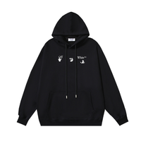 Off-White Off-W Monogram Hoodie Blanco Off