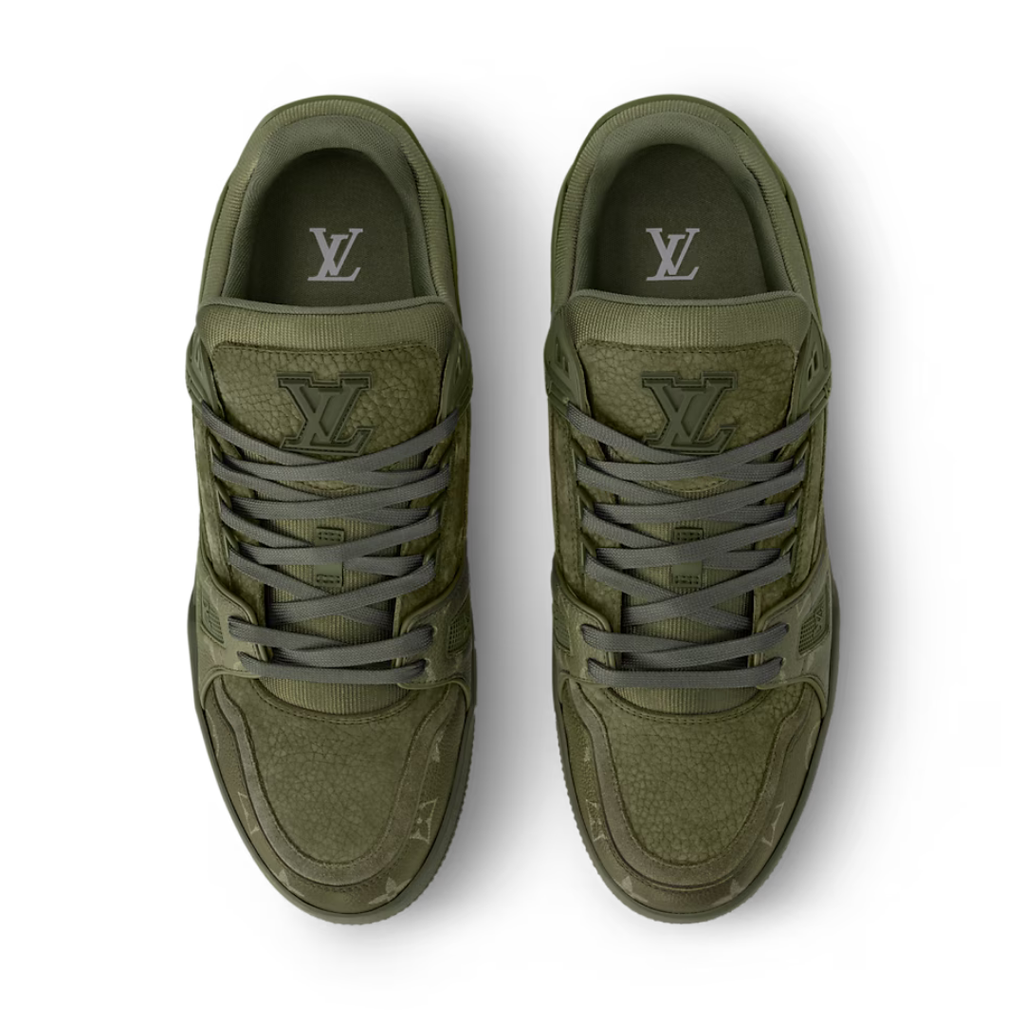 Monogram Green Camo Trainer