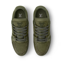Monogram Green Camo Trainer