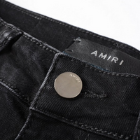 Amr Black Bandana Camo Jeans