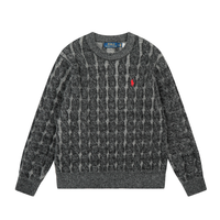 Camiseta Polo Ralph Lauren Gris/Rojo
