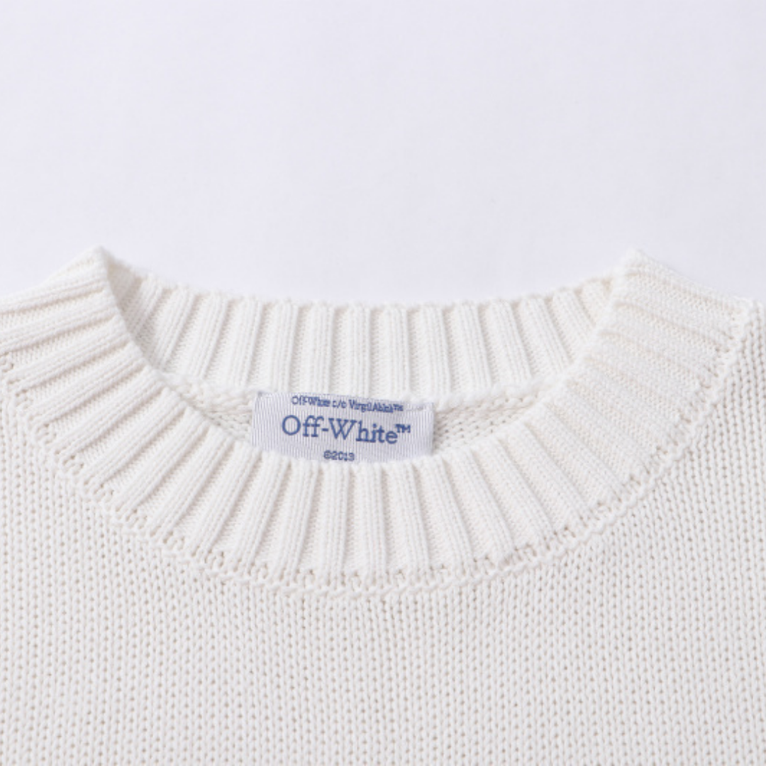 Off-White Off-W Monogram Sweater - Negro White Off