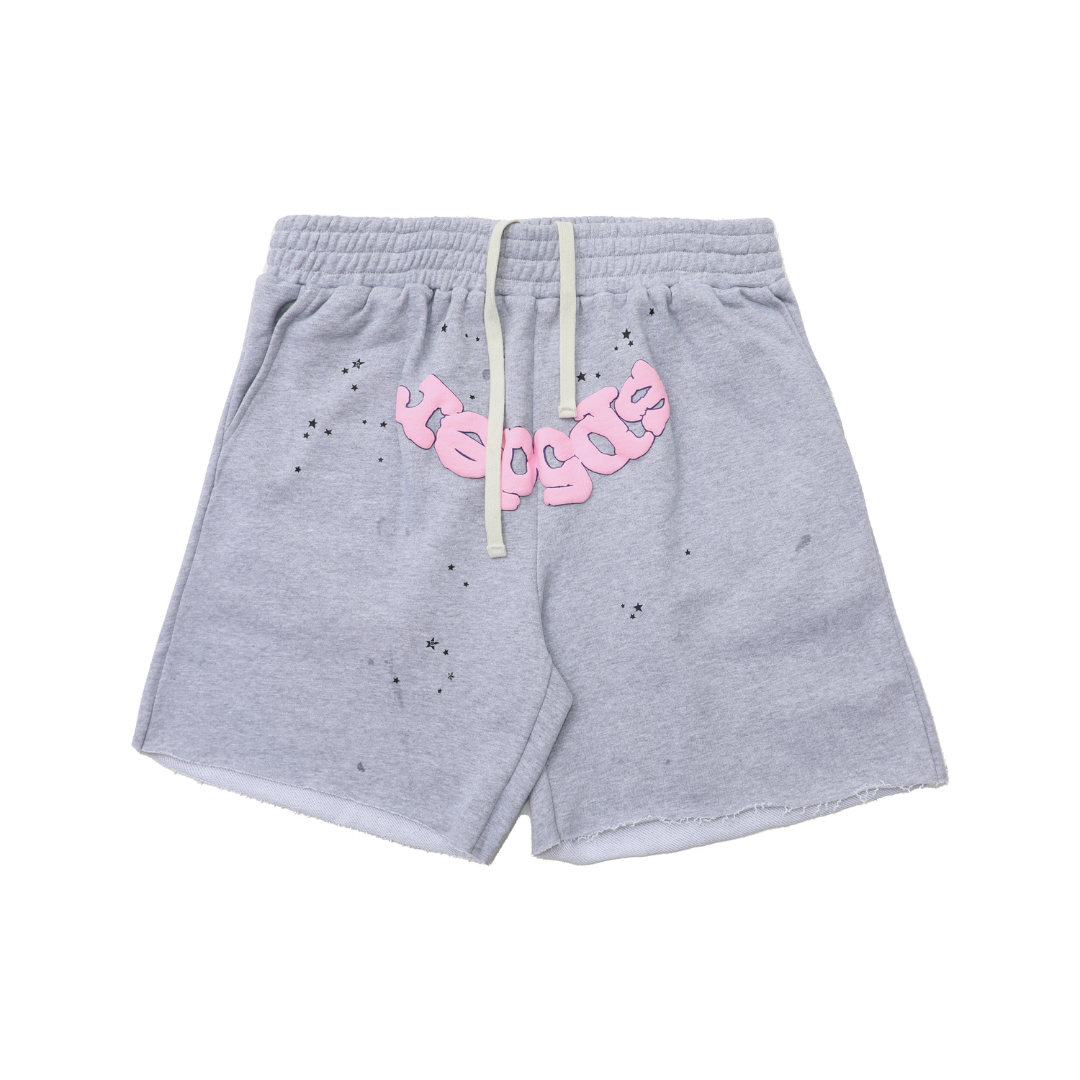 Pantalon Sp5der Rosado Logo Rosa