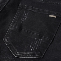 Amr Black Bandana Camo Jeans