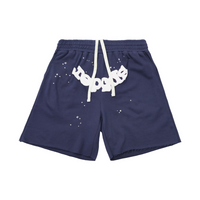 Pantalon Sp5der Azul Blanco Logo