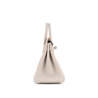 Hermes Birkin 25 Bag - Beige/Dorado