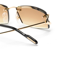 Monochromatic Sunglasses Liso Dorado Oro