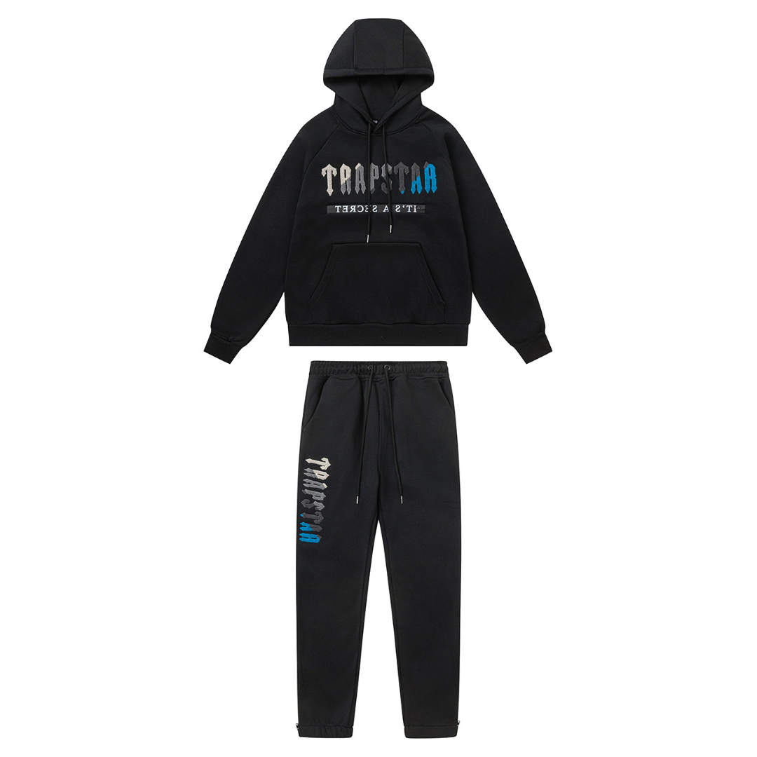 Conjunto Trapstar Negro Azul