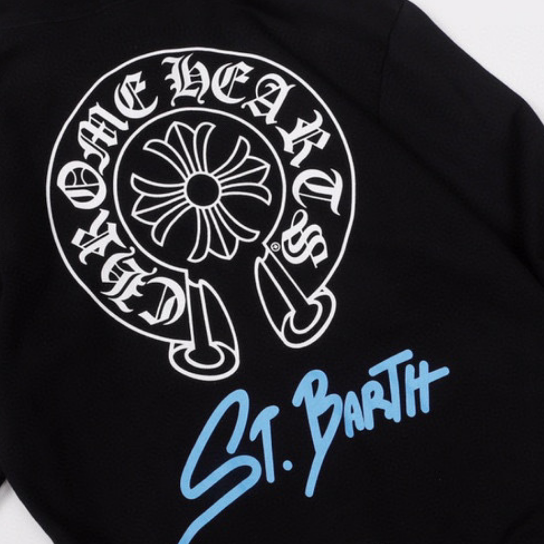 Chrome Zip Hoodie