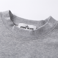 Buzo Stone Island Negro Negro Logo Blanco