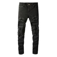 Amr Black Ripped Jeans Negro