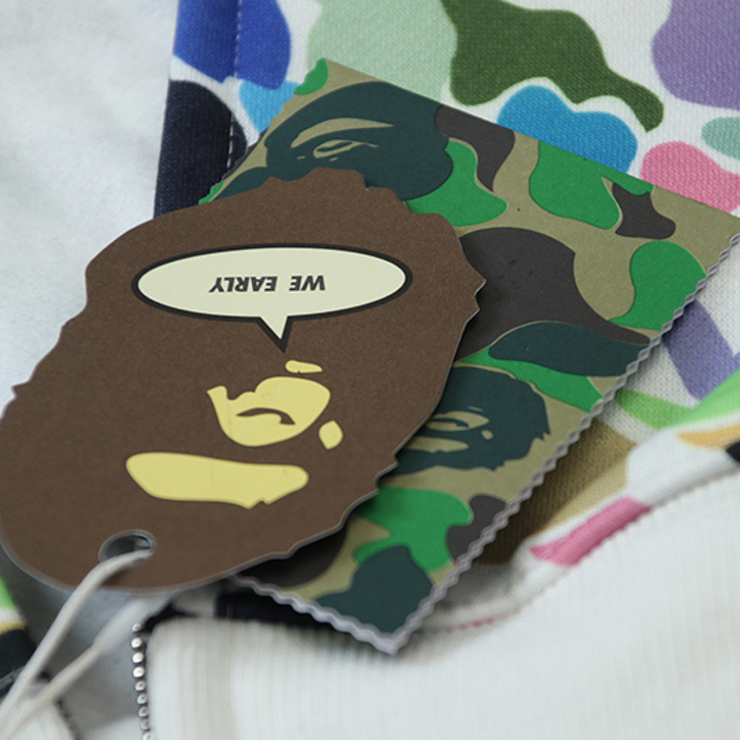 Bape Zip Hoodie Camo Colorido