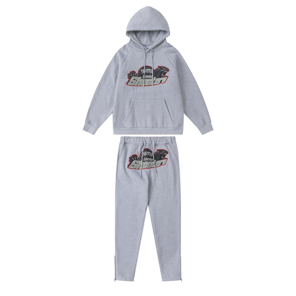 London Shooters Grey Red Tracksuit · Trapstar · Nova Neta