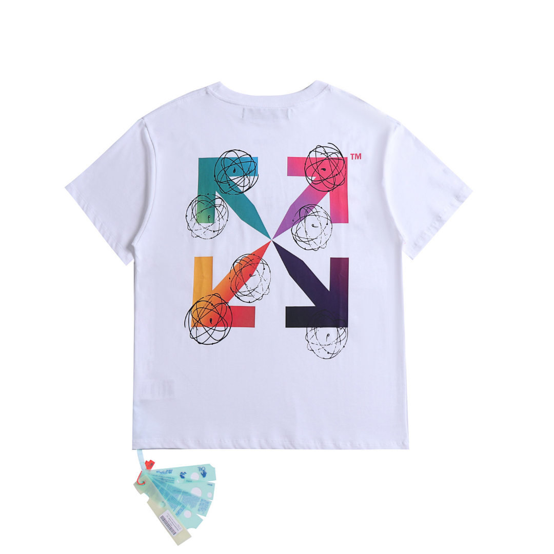 Off-White Off-W Monogram T-shirt - Blanco Liso Blanco Verde
