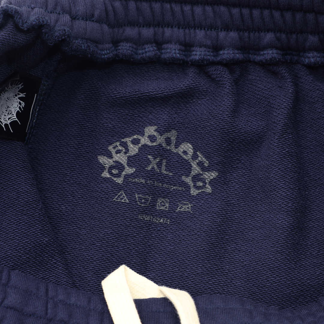 Pantalon Sp5der Azul Blanco Logo