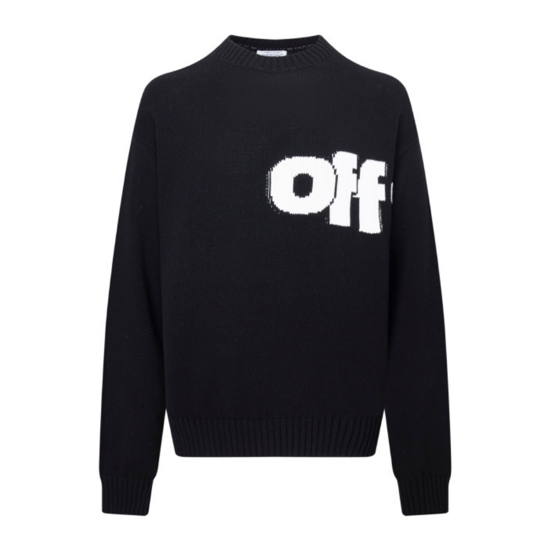 Off-White Off-W Monogram Sweater - Blanco Blanco Off
